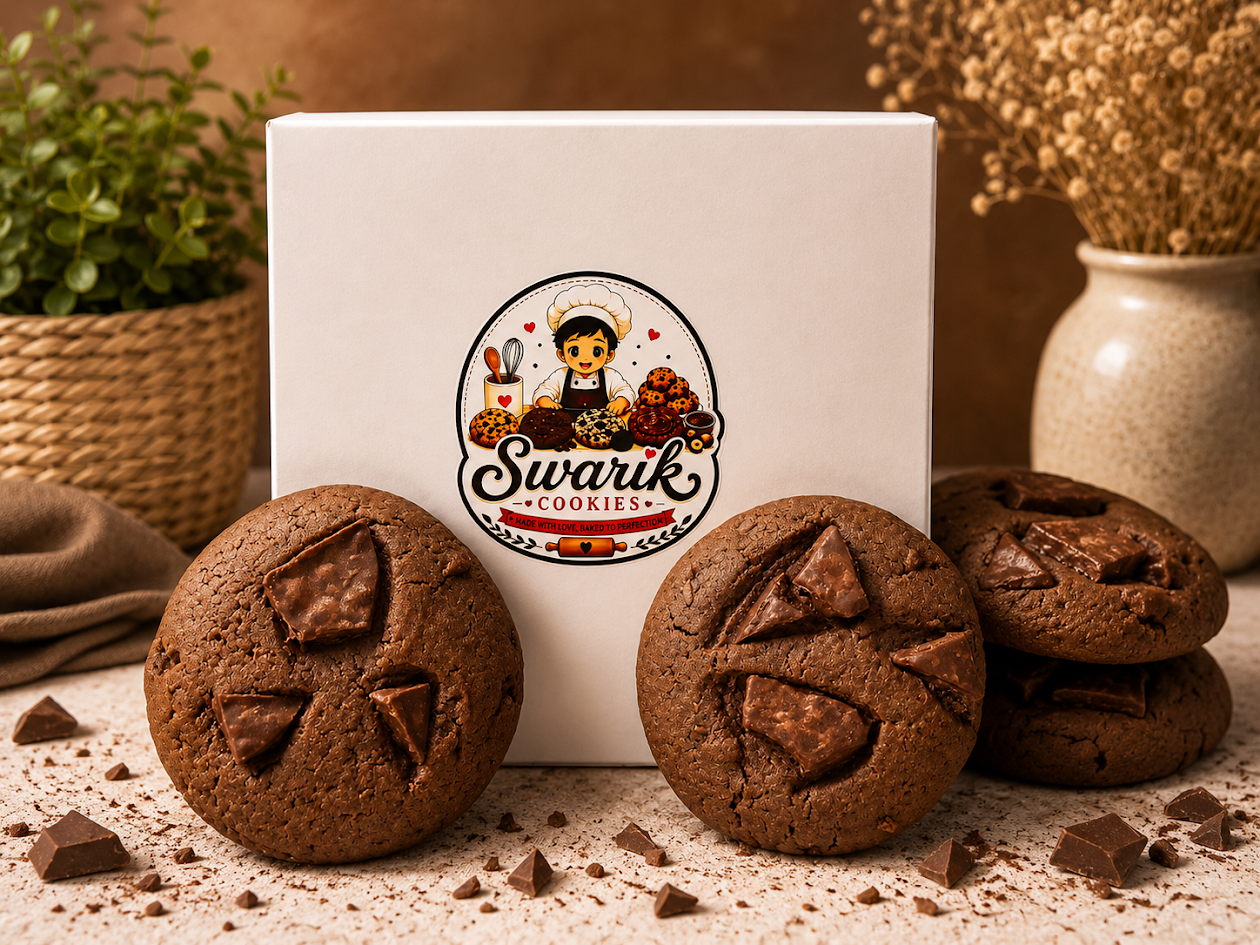 Double Chocolate Cookies – 200g | Pack of 5 |