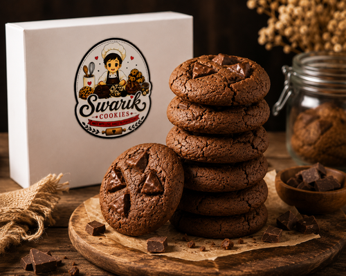 Double Chocolate Cookies – 200g | Pack of 5 |