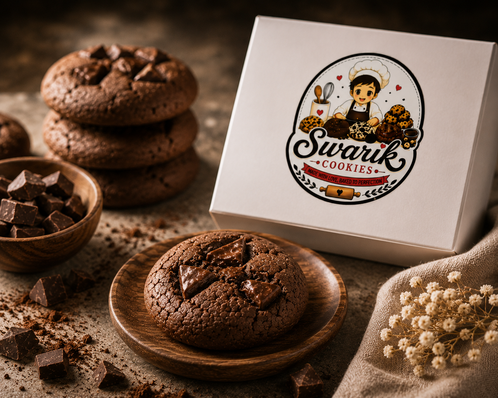 Double Chocolate Cookies – 400g | Pack of 10 |