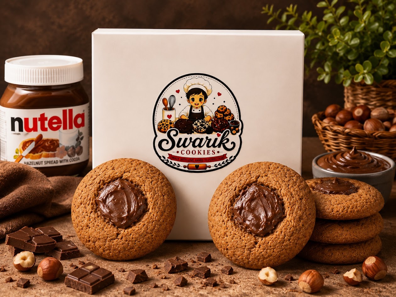 Nutella Cookies – 200g | Pack of 5 |
